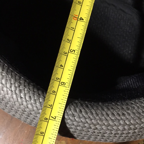 Gray 💯% paper Trilby hat short rolled brim cap S/M size - Picture 9 of 11